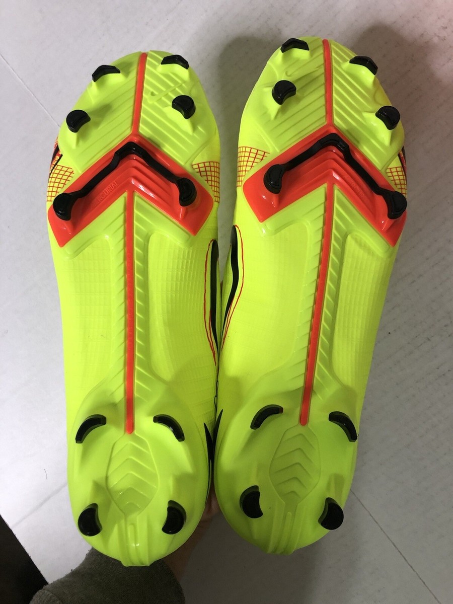 Nike Vapor 14 Academy FG/MG Volt Crimson Soccer Cleats