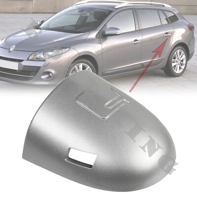 1x TÜRGRIFF ABDECKUNG SILBER FÜR RENAULT LAGUNA 2 MEGANE 2 SCENIC Rechts = Links