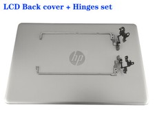 New HP 15-db0093wm 15-db0092wm 15-db1973cl LCD Rear Lid Top case  Hinges Silver
