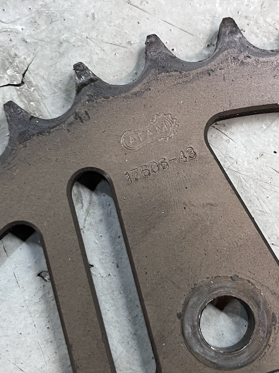 Kawasaki Zx10 08-10 Afam 17606-43 520 Alloy Rear Sprocket | eBay UK