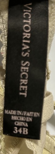 Victoria's Secret 34B Bra Twin Strap Leopard Sexy Little Things Push Up STEELERS - Picture 17 of 19