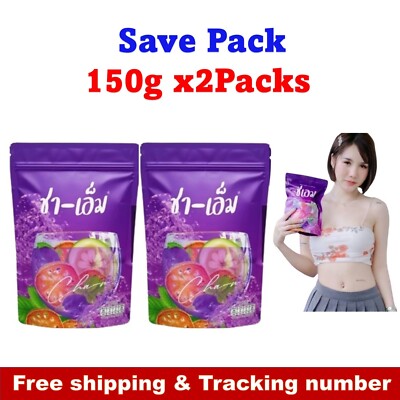2 X CHA-M TEA Dietary Supplement Weight Management Block Burn 150g
