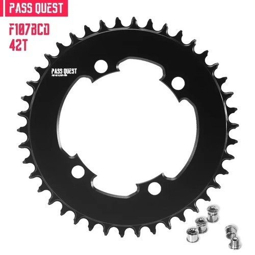 F107BCD Road Bike Chainring Round Oval 42-58 Teeth Support Chainwheel - Picture 25 of 42
