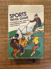 Vintage 1984 Sports Pocket Trivia Game Cards Hoyle Products - Brown  Bigelow