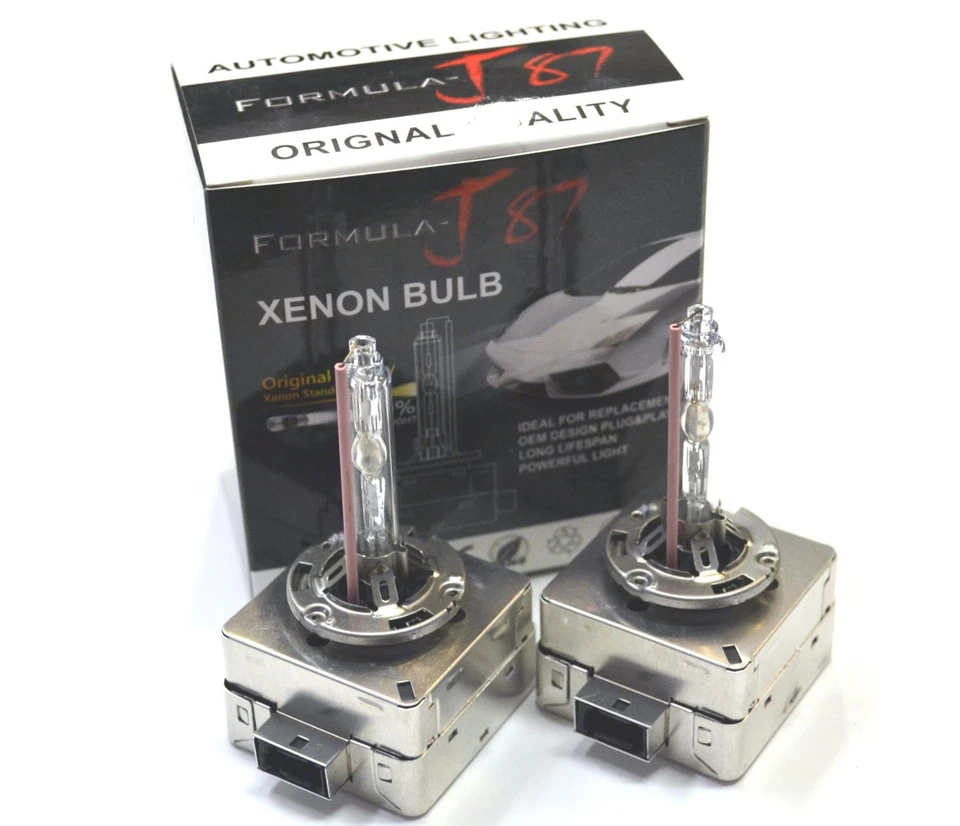 HID Xenon D3S Two Bulbs Head Light 5000K White Bi-Xenon Replacement Low Beam - Image 2 of 4