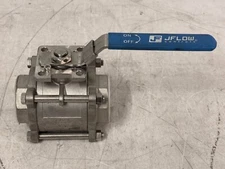 JFLOW 2" F NPT Thread 3-Piece Full Port Ball Valve | 316 SS, 1000WOG DM4533F/TFM