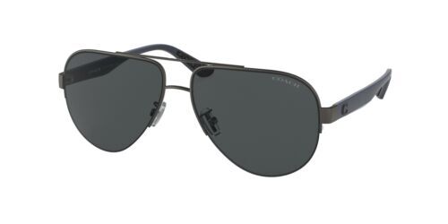 Coach samantha s425 onyx Women\'s Black Gradient Lens Sunglasses Coach Samantha S425 Onyx Sunglasses Gray Gradient Lenses  main image 3
