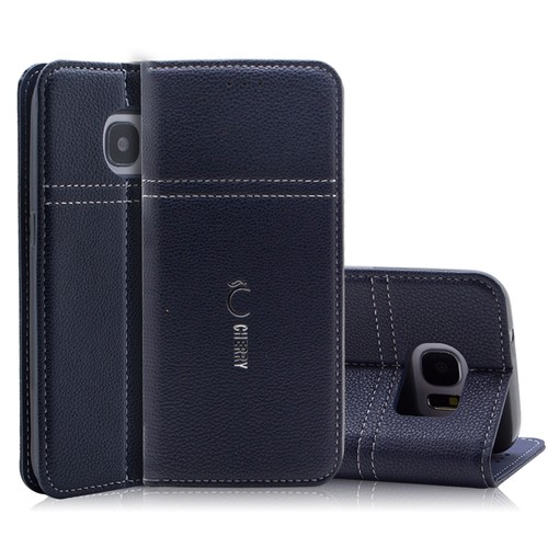 For Samsung Galaxy S7 /Edge Luxury Magnetic Card Slot Leather Wallet Case Stand - Picture 16 of 43