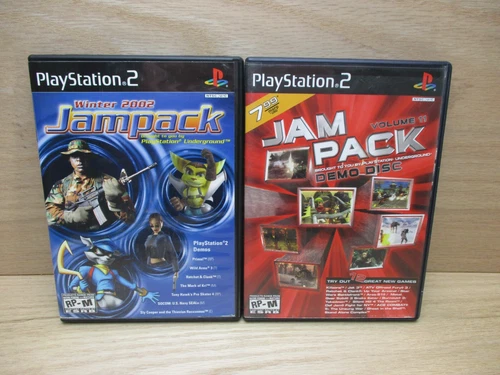 Underground Jampack Bundle Vol 11 & Winter 2002 PS2 Sony PlayStation 2 No Manual