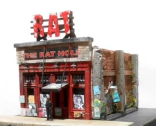 Downtown Deco 1085 HO Scale Rat Hole Cast Hydrocal Building Kit