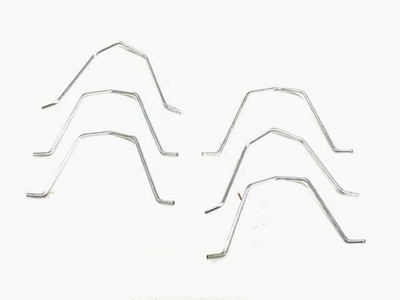 Ford Headlamp Lens Clips Set of 6 - Fits 1935-1936 Headlight Lens