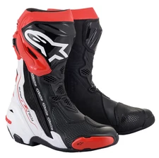 Alpinestars Supertech R Boots -  Black/White/Red - US 10.5/EU 45