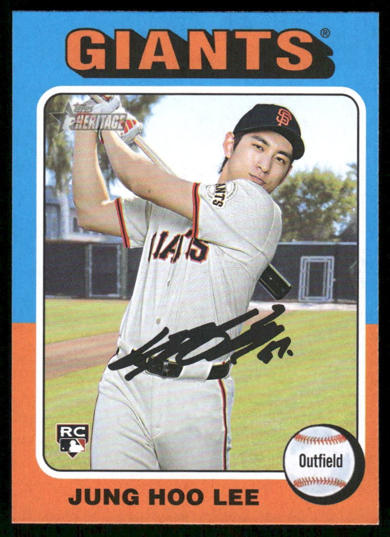 2024 Topps Heritage Jung Hoo Lee RC San Francisco Giants #545