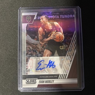 2022-23 EVAN MOBLEY 99/99 AUTO PANINI CHRONICLES SCORE SIGNATURES AUTOGRAPHS