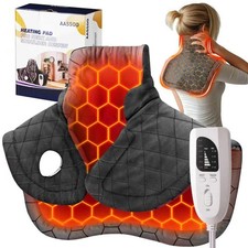 Graphene-Infused Electric Heating Pad,Weighted Heating Pads for Neck and Shou...