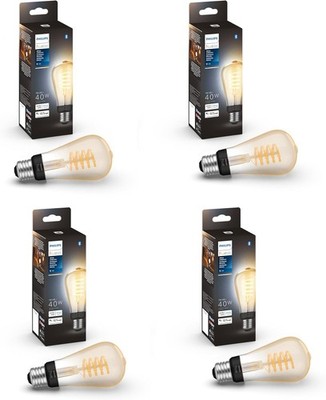 Hue E26 Indoor Bulb 4 Pack Philips White Ambiance