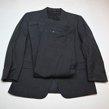 Jos A Bank 46R 38x30 Gray 100 Wool Mens Jacket Pants Suit