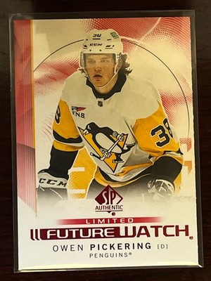 2024-25 Upper Deck SP Authentic Future Watch Red Rookie Owen Pickering