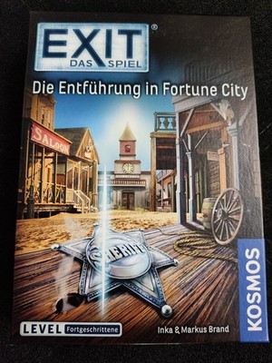 WIE NEU! EXIT Das Spiel Die Entführung in Fortune City Escape Kosmos Kartenspiel