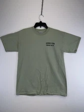 Science Club Shirt Mens Medium Green Astronaut Wherever You Go There You Are