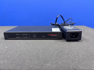 U.S. ROBOTICS USR8001 BROADBAND ROUTER 10035910 WITH USB PRINT SERVER**