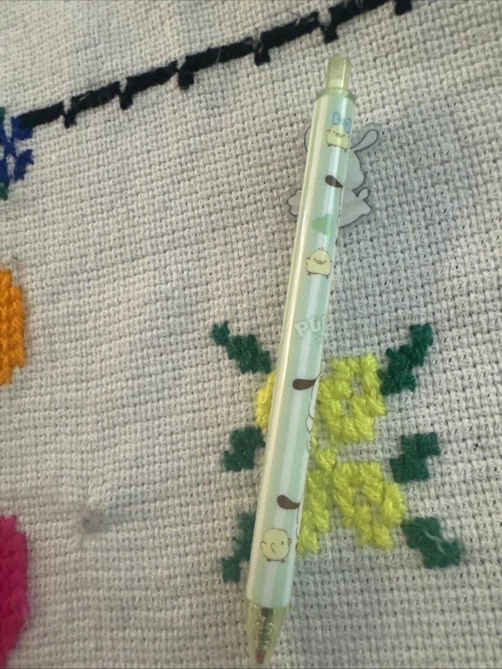 Sanrio Pochacco Dog Retractable Pen Cute Cartoon Kids - Black Ink Collectible - Image 4 of 4