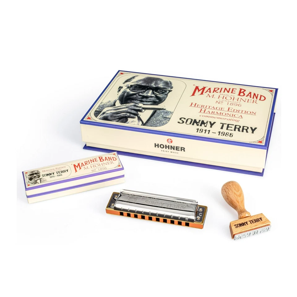 Hohner Sonny Terry Heritage Edition Diatonic Harmonica VINTAGE - Image 3 of 4