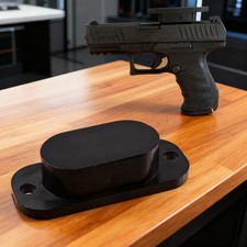 Concealed Carry Handgun Magnet Gun Mount Holder Gun Holster for Desk/Bed/Table