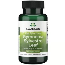 Gymnema Sylvestre Blatt 400 mg 100 Kapseln Swanson Health Products