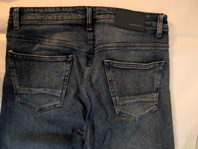 Black jeans denim mens 34x30 dark wash
