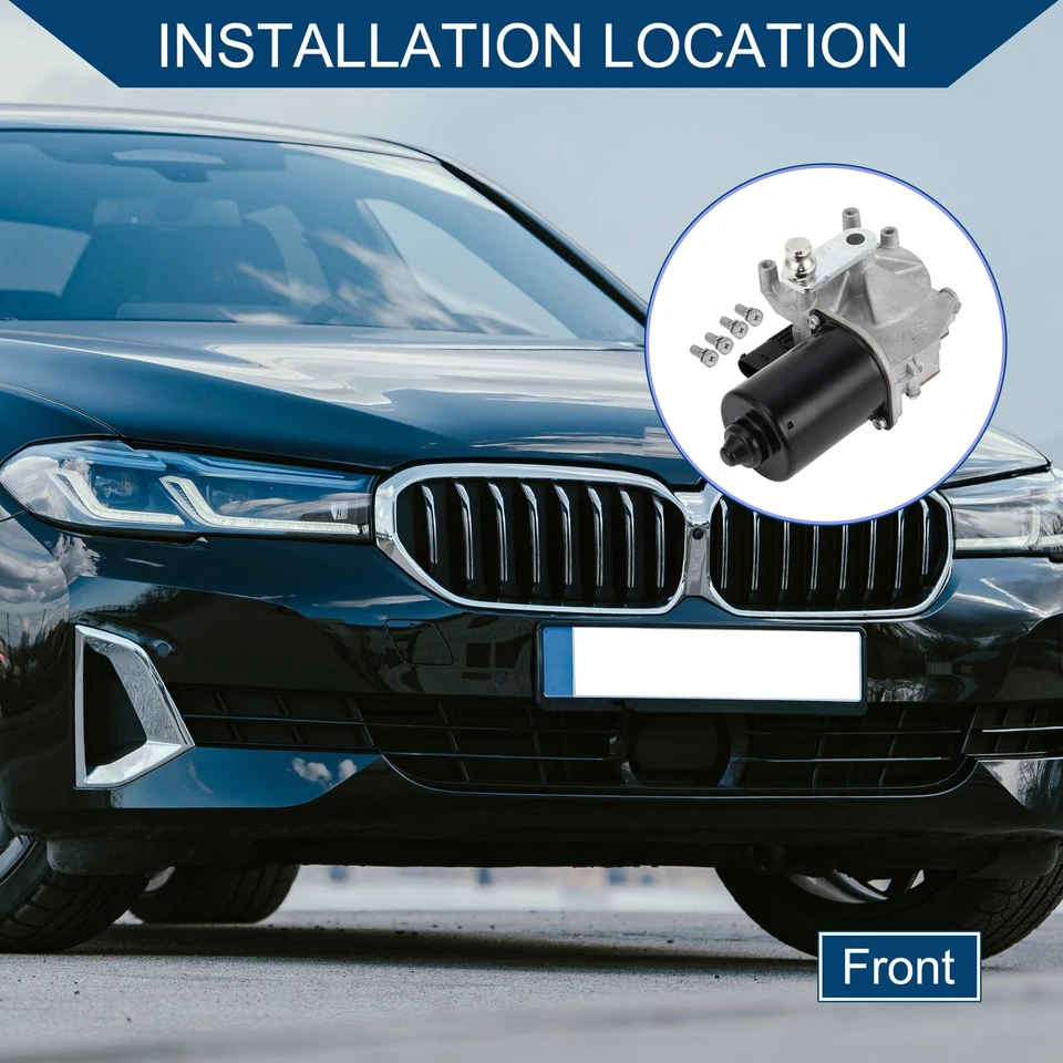 Motor limpiaparabrisas delantero para BMW 528xi 530i 530xi 535i 535xi 545i 550i M5 M6 Foto 2 de 4