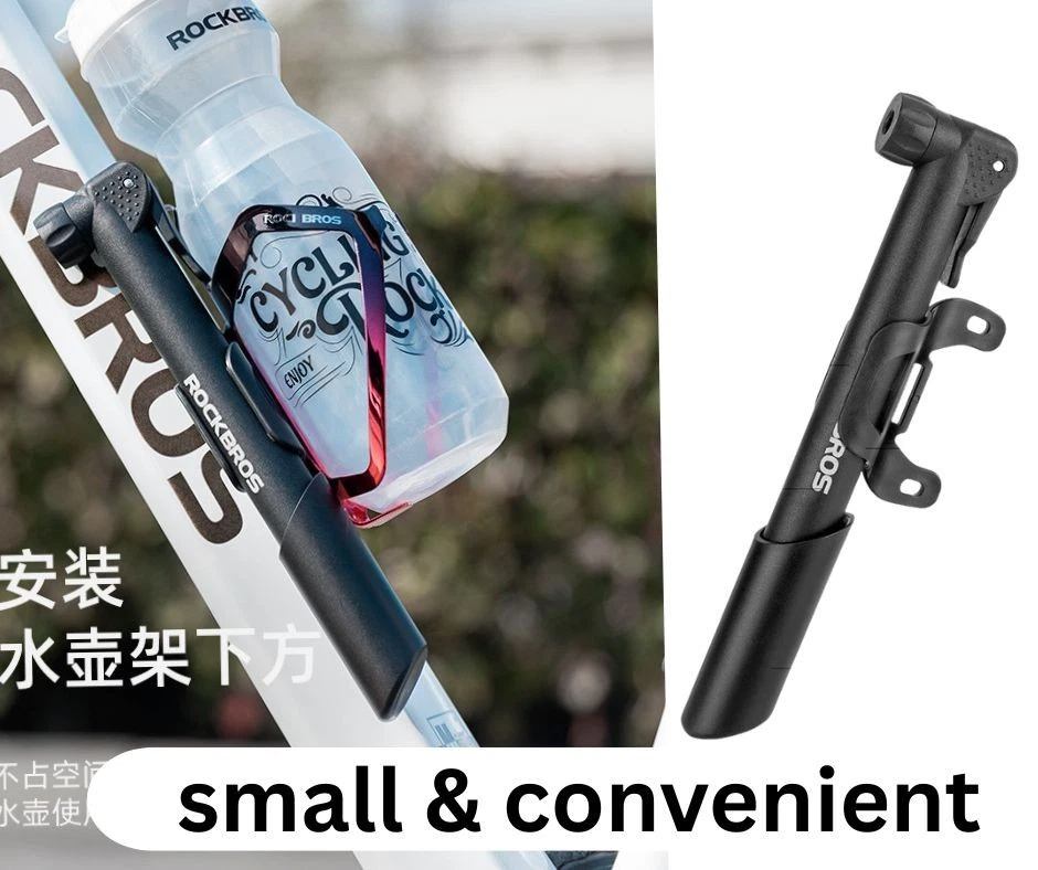 Portable Mini Hand Bike Pump Cycling Bicycle Tire Air Inflator Ball Pump - Image 2 of 4