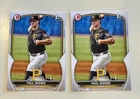 Lot of (2) PAUL SKENES 1st 2023 Bowman Draft - Base - PIRATES Rookie Card RC