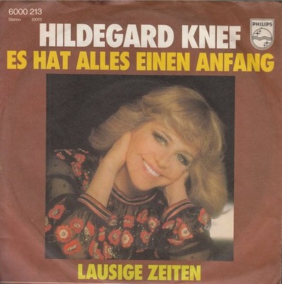 Hildegard Knef / Es Hat Alles Einen Anfang / Vinyl / 70s Schlager / Philips