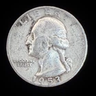 90% Silver - Washington Quarter  $0.25 FV Circulated Pre-1965 US Coin - 22-32