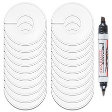 AMT 20 Pack Closet Dividers, Clothing Dividers, Round Clothes Size for Closet...