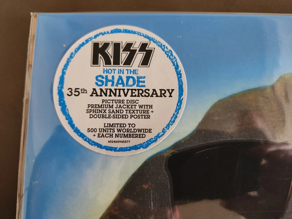 KISS Hot In The Shade 35th Anniversary Picture Disc #153 1 Of 500 SEALED Mint  - Image 2 of 4