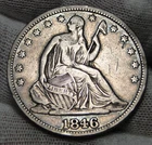 1846 seated liberty half dollar