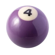 Billiard Ball Rod Shifter Knobs 4 Gear Shift Knob Marbling Pool Ball Gear No. 4