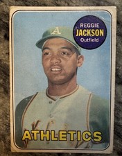 1969 Topps Reggie Jackson #260 Oakland Athletics Rookie RC Oakland A’s