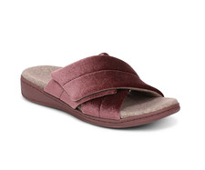 BRAND NEW VIONIC Relax II Slippers - Sable Velvet