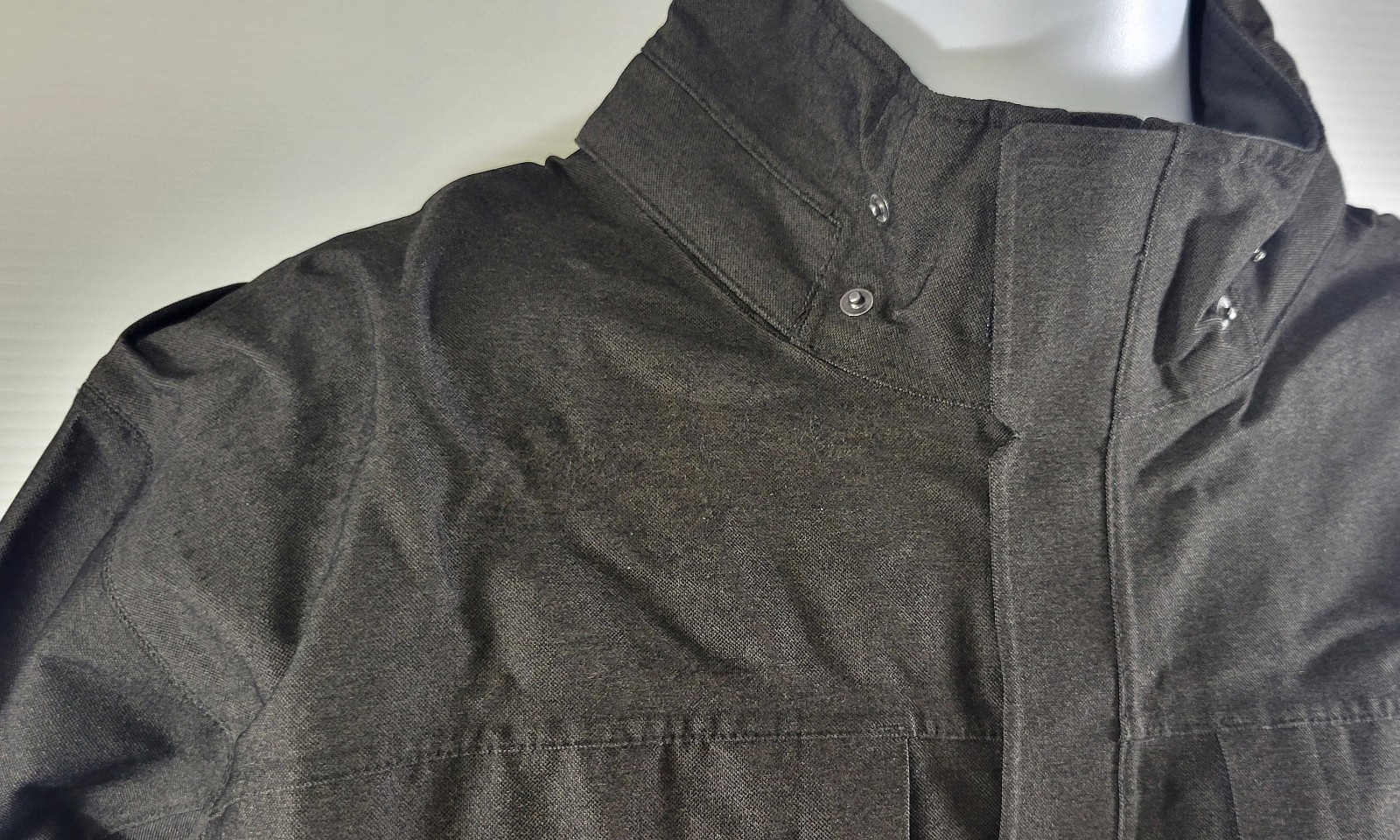 B) REI E1 Elements Men Polyester Charcoal Black J… - image 5