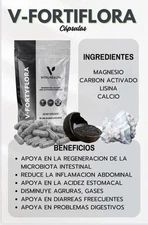 Vital Health V-FORTYFLORA Capsules with 500mg 60ct Carbon  Active Digestive