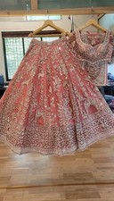 Stunning Heavy Sot Net Pink Lehenga Choli With Dupatta For Reception Wear