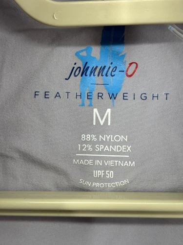 Johnnie-O Axis Performance Vest Mens M Seal Featherweight  Water Resistant Sport image 3