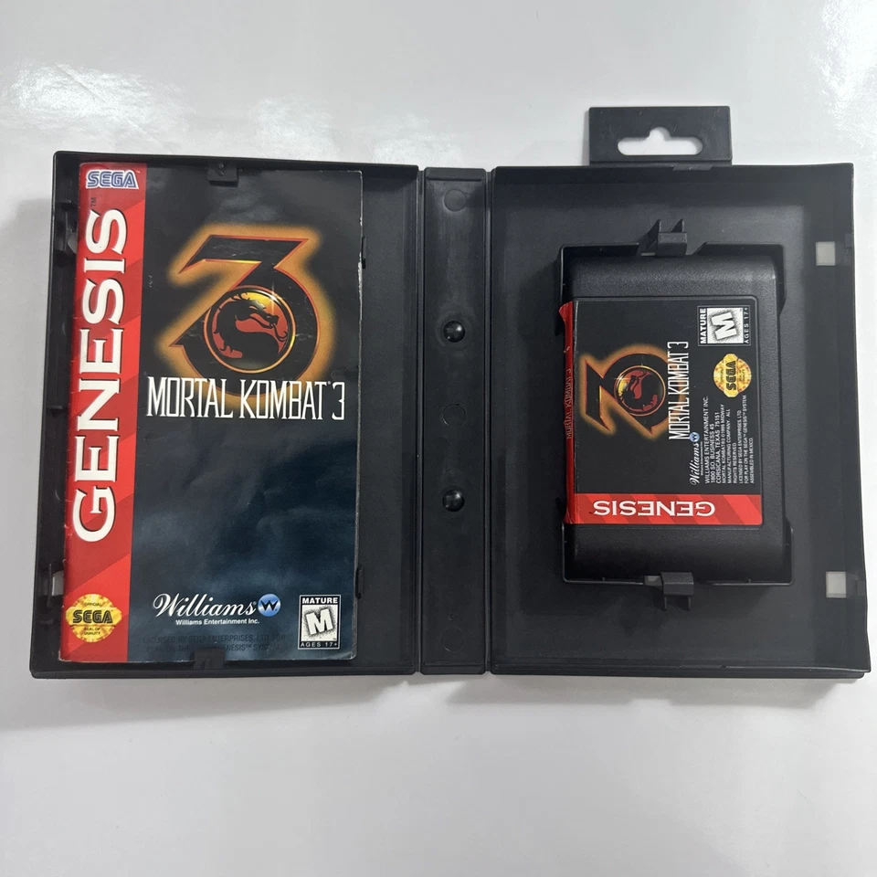 Mortal Kombat 3 (Sega Genesis) CIB Complete - Tested - Image 3 of 4
