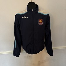 West Ham United Umbro Football Training Vintage Shell Tracksuit Jacket Small S