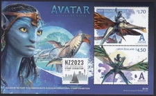 Esposizione francobolli NUOVA ZELANDA 2023 NZ2023. - Foglio miniatura Avatar 2023 MNH