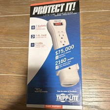 Tripp Lite SUPER7 7-Outlet Surge Protector 2160J 7ft Cord 120V