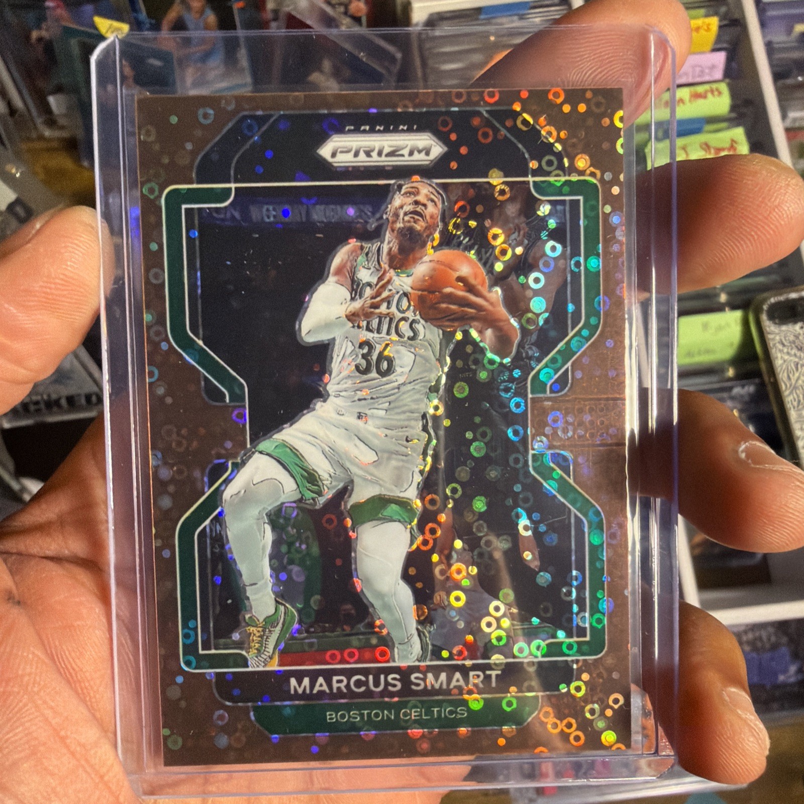 2021-22 Panini Prizm Marcus Smart #43 Fast Break Bronze Prizm /20 Rare Celtics